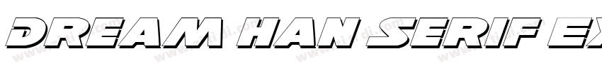 Dream Han Serif Exp字体转换